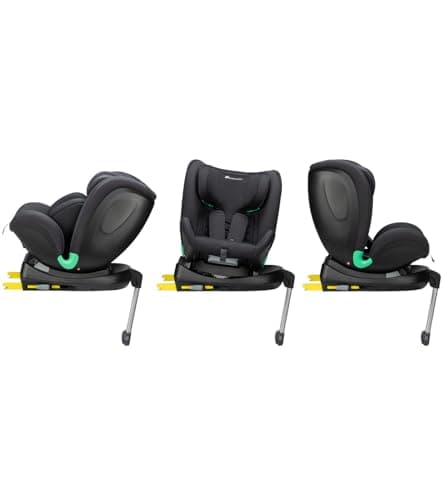 Bebeconfort Atlas 360 i-Size, Siège Auto ISOFIX 0-12 Ans, Protection Contre les Chocs Latéraux Mineral Black