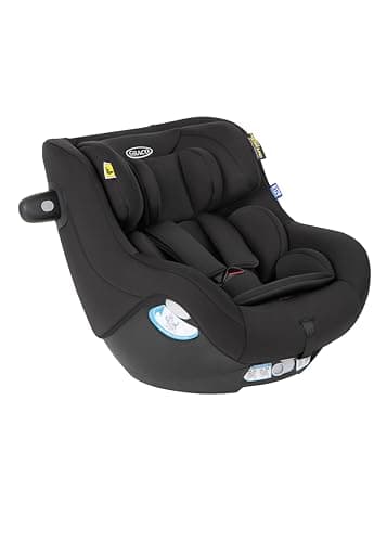Graco SnugGo i-Size R129 noir, siège auto rotatif 360° ISOFIX, pour enfants de la naissance à 4 ans, harnais 5 points et