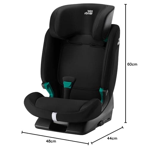 BRITAX RÖMER Siège Auto EVOLVAFIX ISOFIX 76-150cm 15m-12 ans Noir Espaces