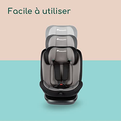 Siège-auto Bebeconfort EverFix i-Size ISOFIX, face à la route, pour enfants de 15 mois à 12 ans, 9-36 kg, 76-150 cm, Gri