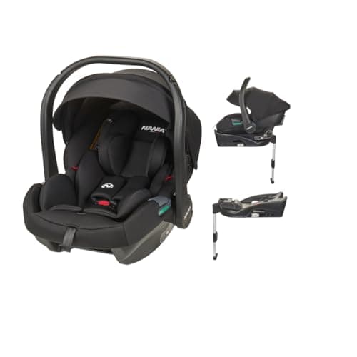 Siège auto bébé ceinturé NANIA Rimini i-Size - Protection Latéérale pour enfants de 0 à 13 kg, Appuie-tête réglable, Por