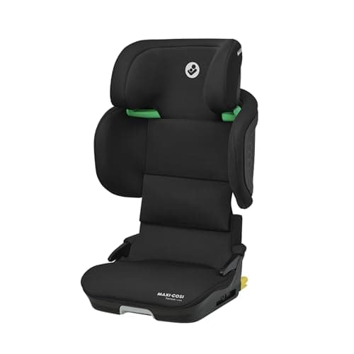 Maxi-Cosi Tanza i-Size Full Black, Réhausseur Voiture Enfant 3,5-12 ans, 100-150cm, Protection G-CELL Chocs Latéraux, 10