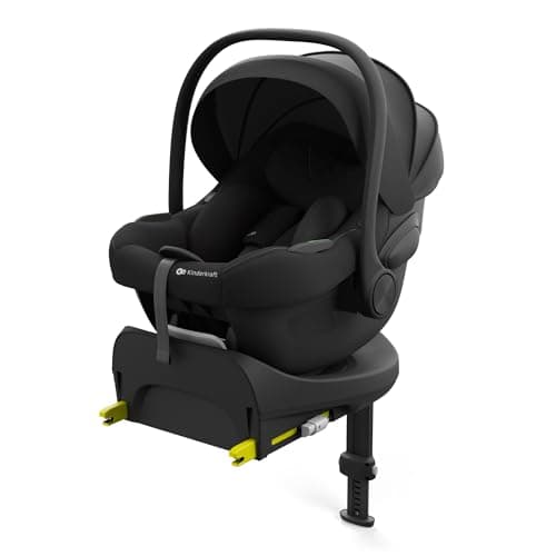 Kinderkraft I-LITE Siège Auto ENDURA SAFE FX pour bébé 0-12 ans | i-Size, rotatif, ISOFIX, ERGO PAD, léger 3,2 kg | Gris