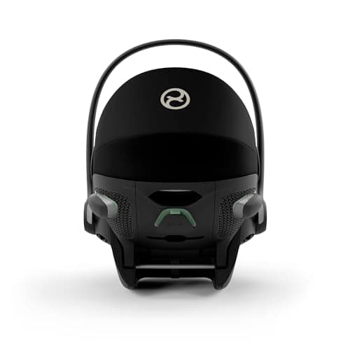 CYBEX Gold Coque Cloud G i-Size Comfort Moon Black pour Nouveau-nné Usage daily Sécurité accrue avec coussin réducteur