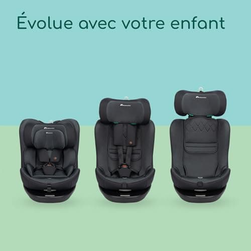 Bebeconfort EvolveFix i-Size Siège Auto 360 0-12 Ans 40-150cm ISOFIX 9 Positions d'Appui-tête 4 Positions Inclinaison Pr