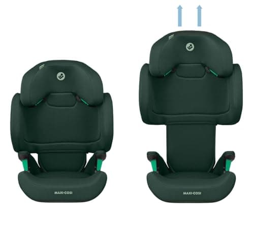Maxi-Cosi Rodifix R i-Size | Siège Auto ISOFIX 3 à 12 Ans | Protection G-CELL latérale | Authentic Green