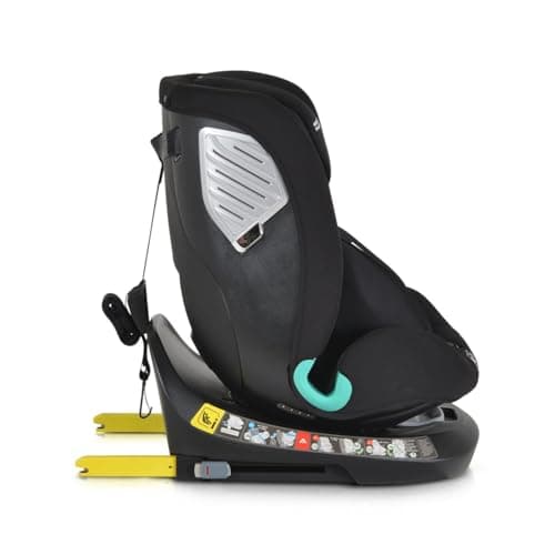 Cangaroo siège bébé i-Size Quill Noir Gros Format Isofixpivotant 360° Pour Bébés Groupes 0/1/2/3