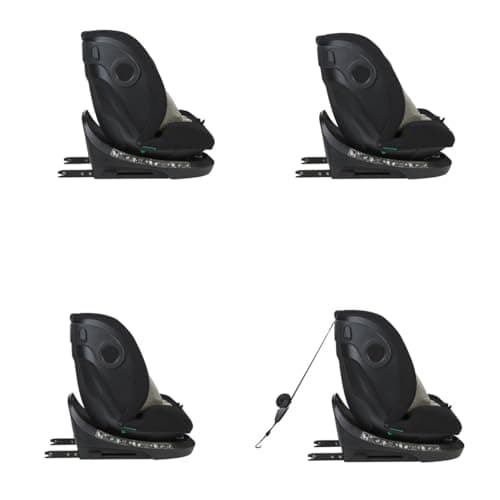 Kikkaboo siège enfant i-Size i-Hike (40-150 cm) pour enfants pivotant à 360° ISOFIX adapté à toutes les situations Verdo