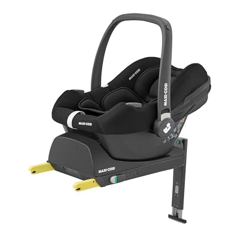 Maxi-Cosi CabrioFix i-Size Essential Black, Siège Auto Bébé 0 à 12 mois, 12 kg max., Siège Auto ISOFIX Léger & Comfortab