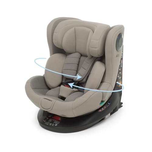 Foppapedretti Siège auto FP360 I-Size pivotant 360° Noir pour enfant 0-12 ans
