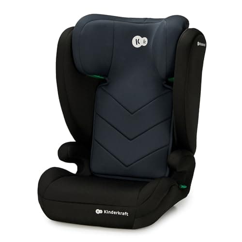 Kinderkraft I-SPARK i-Size Siège auto bébé Noir : léger et sécurisant pour les enfants de 3,5 à 12 ans