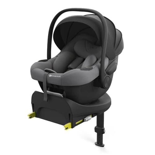 Kinderkraft I-LITE Siège Auto ENDURA SAFE FX pour bébé 0-12 ans | i-Size, rotatif, ISOFIX, ERGO PAD, léger 3,2 kg | Gris
