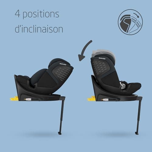 Maxi-Cosi Emerald 360 S i-Size | Siège-auto Isofix 360 Pivotant pour Enfant de 0 à 12 Ans | Rotation FlexiSpin 360° | 4