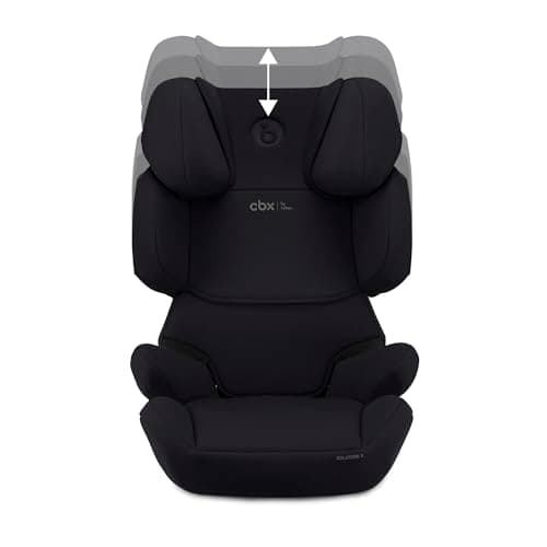 CBX by CYBEX | Siège-auto Solution X i-Fix pour enfants, ISOFIX et without ISOFIX, 3 à 12 ans, 15 à 50 kg, Pure Black