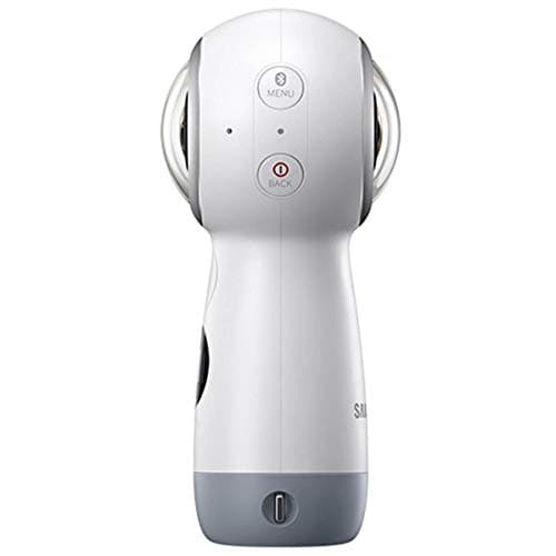 Samsung New Gear 360 référence R210 - Vidéos et Photos 4K en Full White - Idéal pour Les Amateur de Caméras Virtuelles -