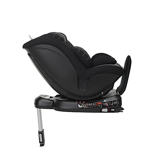 Foppapedretti Logik I-Size Isofix Siège d'Auto Pivotant à 360 ° pour Enfants de 40 à 105 cm (Jusqu'À 18 Kg), Noir