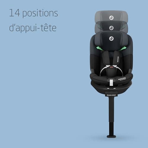 Maxi-Cosi Emerald 360 S i-Size | Siège-auto Isofix 360 Pivotant pour Enfant de 0 à 12 Ans | Rotation FlexiSpin 360° | 4