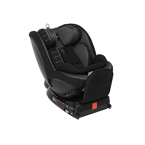 Foppapedretti Logik I-Size Isofix Siège d'Auto Pivotant à 360 ° pour Enfants de 40 à 105 cm (Jusqu'À 18 Kg), Noir