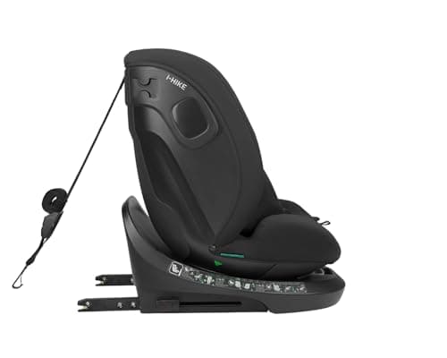 Kikkaboo siège enfant i-Size i-Hike noir ISOfix pivotant 360° ajustable