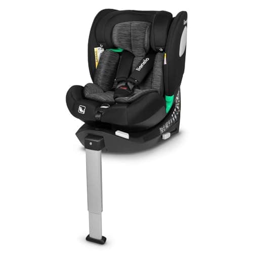 LIONELO Braam Siege auto de 0 à 36 kg Jambe de force Isofix et ceintures de sécurité voiture Rotation 360° Face Route Do