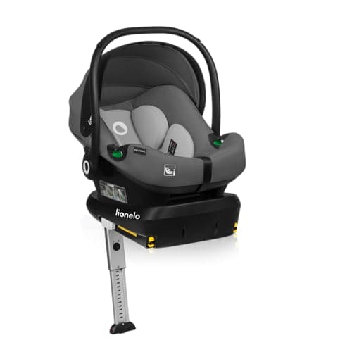 LIONELO Lemmy i-Size Siège Auto Pour Enfants 40-87 cm - Protection Latérale - 3-Punktowe Ceintures de Sécurité - Montage