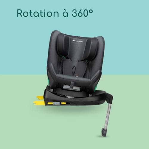 Bebeconfort EvolveFix Plus i-Size | Siège Auto 360 | 0-12 Ans | 40-150 cm | Protection Contre les Chocs Latéraux | 10 Po