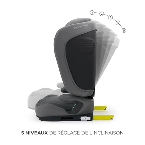 [Kinderkraft UNITY2 | Siège auto I-size 100-150 cm] + [Avec Isofix, Jusqu'à 12 ans, Systèmes de Sécurité] + [Facile à Ne