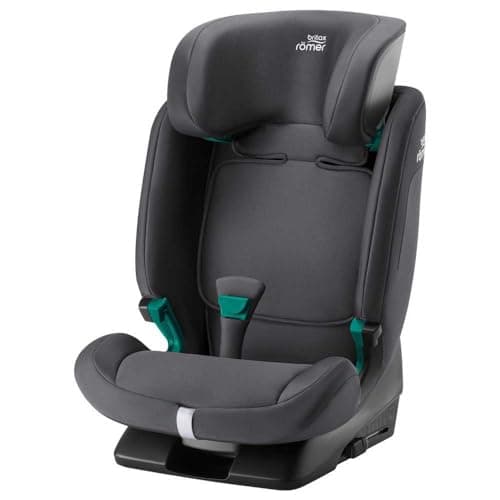 BRITAX RÖMER Siège Auto EVOLVAFIX Midnight Grey: Sécurité ISOFIX pour Enfant de 15 Mois à 12 ans | i-Size | Large Gamme