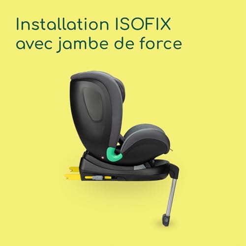 Bebeconfort EvolveFix Plus i-Size | Siège Auto 360° | 0-12 Ans | 40-150 cm | Protection contre les chocs latéraux | 10 P