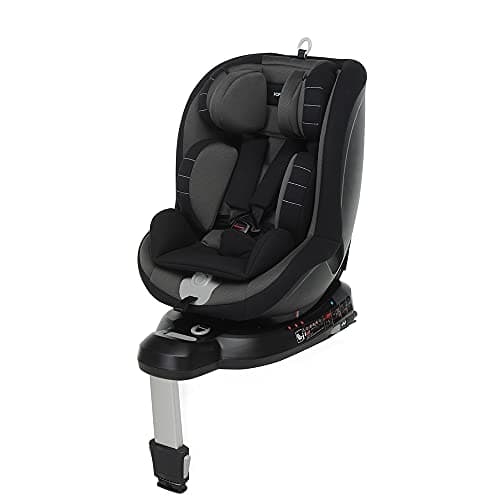 Foppapedretti Logik I-Size Isofix Siège d'Auto Pivotant à 360 ° pour Enfants de 40 à 105 cm (Jusqu'À 18 Kg), Noir