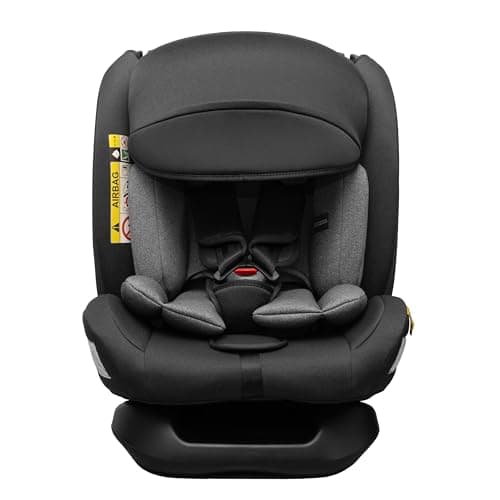 Siège auto bébé i-Size 0 à 12 ans sans Isofix 40-150cm - 14 Positions d'Appui-tête, 4 Positions d'Inclinaison, Harnais à