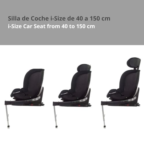 Nurse Ranger I-Size Siège de Voiture Pivotant 360° Isofix Réglable en Hauteur pour Enfant Contre-Route et Face de Marche