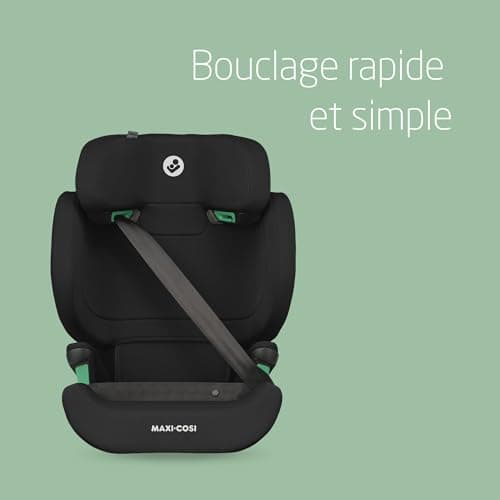 Maxi-Cosi RodiFix M i-Size - Rehausseur Voiture Enfant 3,5 - 12 ans, 100 - 150 cm | Protection G-CELL | Bouclage Rapide