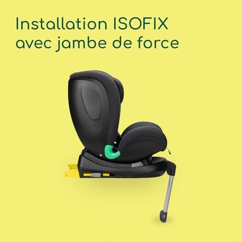 Bebeconfort EvolveFix Plus i-Size | Siège Auto 360 | 0-12 Ans | 40-150 cm | Protection Contre les Chocs Latéraux | 10 Po