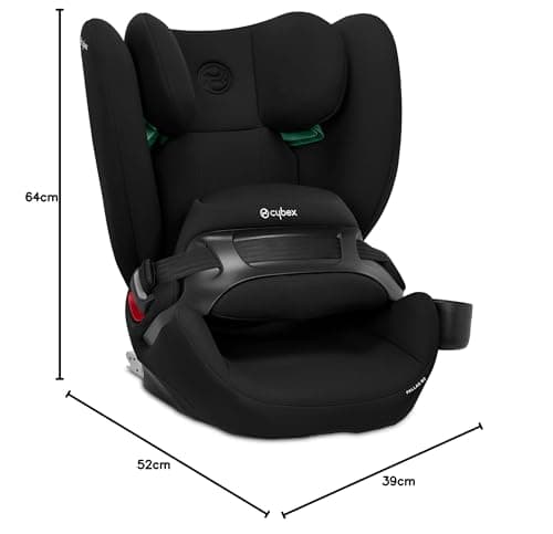 Cybex PALLAS B2 I-SIZE | Noir pour Parents Élégants | Véhicule | Sécurité Elevée | Siège Auto de 9 à 18 kg