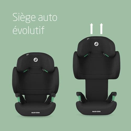 Maxi-Cosi RodiFix M i-Size - Rehausseur Voiture Enfant 3,5 - 12 ans, 100 - 150 cm | Protection G-CELL | Bouclage Rapide