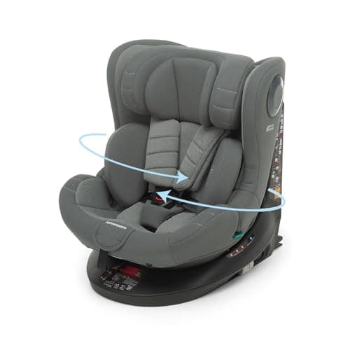 Foppapedretti Siège auto FP360 I-Size pivotant 360° Noir pour enfant 0-12 ans