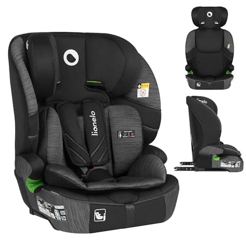 LIONELO LEVI FIX I-SIZE Siège auto pour enfants 10 pos. appuie-tête, ISOFIX & Top Tether, 76-150 cm 18 kg, R129 i-Size (