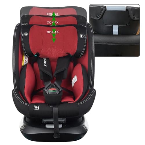 XOMAX G409 IOT - Siège infantile rotatif 360° - ISOFIX - Évolutif - 0-36 kg - 0-12 ans - Harnais 5 points - Housse lavab