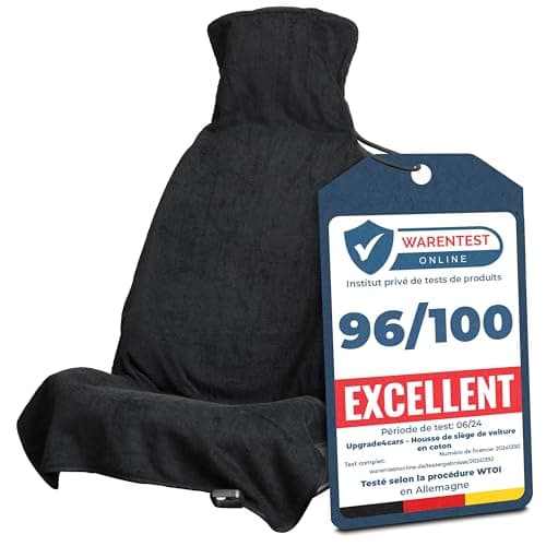 Upgrade4cars Couverture de Siège Voiture Multifonction Individuelle Avant pour Conducteur Étanche contre la Transpiratio