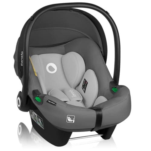 LIONELO Lemmy i-Size Siège Auto Pour Enfants 40-87 cm - Protection Latérale - 3-Punktowe Ceintures de Sécurité - Montage