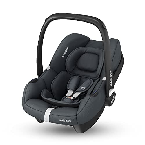 Maxi-Cosi CabrioFix i-Size Essential Black, Siège Auto Bébé 0 à 12 mois, 12 kg max., Siège Auto ISOFIX Léger & Comfortab