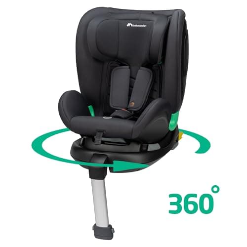 Bebeconfort Atlas 360 i-Size, Siège Auto ISOFIX 0-12 Ans, Protection Contre les Chocs Latéraux Mineral Black