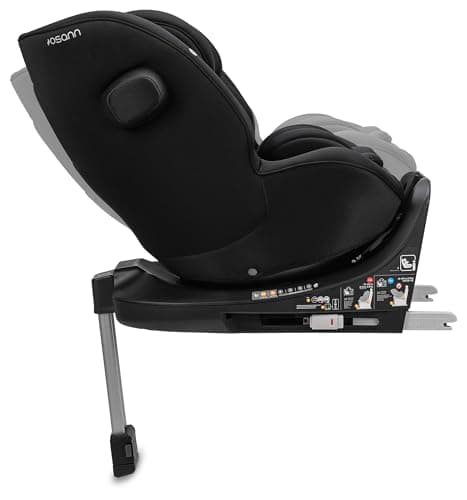 OSANN Siège auto bébé/enfant One360 SL Mini Isofix I-Size - Grande Haute-Seat - Noir - 40-105 cm - 8 positions, Harnais