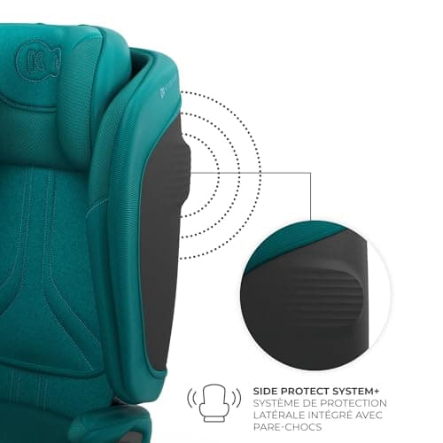 Kinderkraft UNITY2 | Siège Auto I-size 100-150 cm, Isofix, jusqu'à 12 ans, Sécurité accrue, Facile à nettoyer, Revêtemen