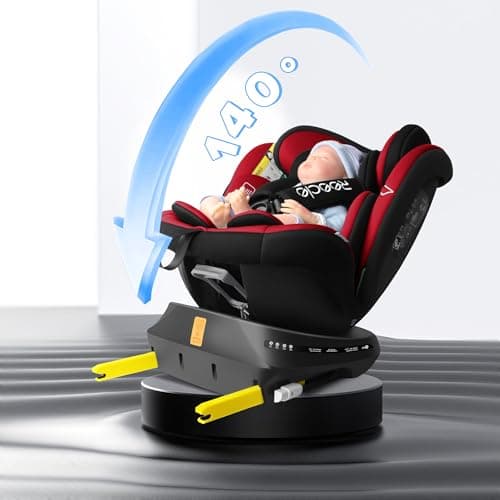 Siège auto Reecle i-Size pivotant 40-150 cm, de la naissance à 12 ans (0-36 kg), ECE R129