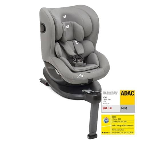 Joie Siège auto i-Size i-Spin 360 - Sécurité optimale pour enfants | Convient pour tous les véhicules | Idéal pour les v