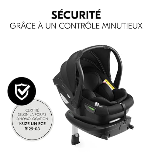 Hauck Lot i-Size Siege Auto Drive N Care Set - Sécurité maximale, confort absolu pour bébé (40-87 cm) - Appui-tête et ha