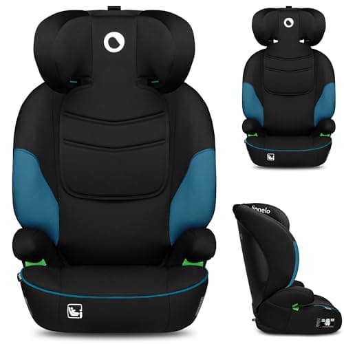 LIONELO LARS I-Size Siège Auto Bébé Sécurité Haute, Protection Latérale Élevée, Appui-tête Réglable, Confort Accoudoirs,