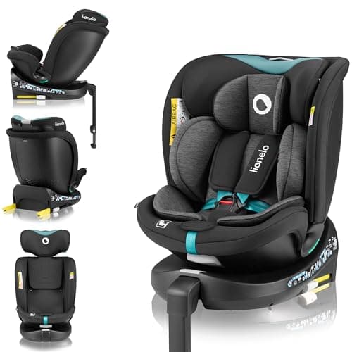 LIONELO NAVY i-Size Dri-Seat Siège auto pivotant Pour enfants de 40 à 150 cm Groupe 0+1 2 3 Isofix Avant et Arrière Supp